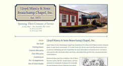 Desktop Screenshot of lloydmaxcy.com